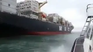 Merchant Marine , Lady Pilot boarding an MSC ship