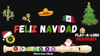 FELIZ NAVIDAD | Christmas Songs | Recorder Level 2 | Notes GABC #christmassongs
