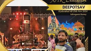 NTR Stadium Deep-utsav Hyderabad. #ntr #hyderabad #deepotsav2024 #travel #saturday
