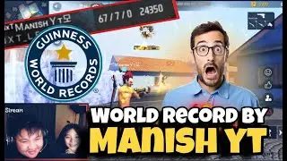 MANISH YT Broke World Record Of 1 vs 6😱 67 kills? 🥵 On @2B_Gamer5 Live