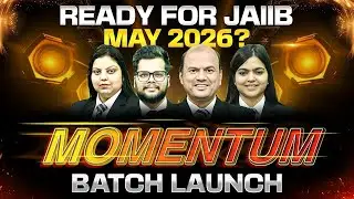 Ready for JAIIB May 2026?  Momentum Batch Launch | JAIIB CAIIB - English Medium