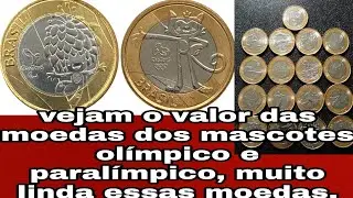 vejam o valor dos mascotes ol&iacute;mpicos,das moedas das olimp&iacute;adas.