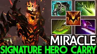 MIRACLE [Shadow Fiend] Signature Hero Carry Full Right Click Dota 2