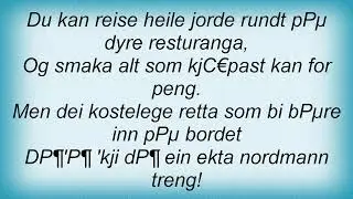 Hellbillies - Rakafisk Lyrics