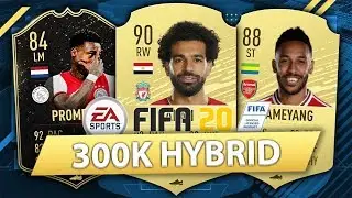 300K MARKET CRASH SQUAD BUILDER! FIFA 20 (INSANE 300K HYBRID)