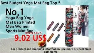 2024 Best Budget Yoga Mat Bag Ranking
