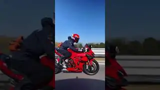Red Beast on the Highway 🔥 | Ducati Panigale V4 Power#DucatiPanigaleV4#DucatiV4