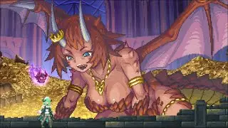 Gal Guardians: Servants of the Dark - All Bosses [No Damage / Subweapons] + All Endings