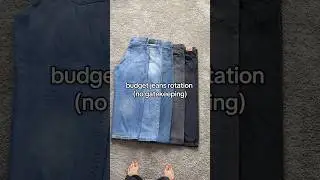 Ungatekeeping my jeans rotation! 🔥 #fashion #fashionstyle #baggyjeans #streetwear #mensstyle #ootd