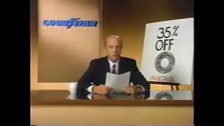 Goodyear Auto Service tuneups and 35% off tire sale 30-second commercial (Canada, 1991)