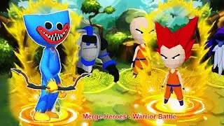 Merge Heroes - Warrior Battle: Gameplay (iOS,Android) Part 1 - Fighting Giant Robots