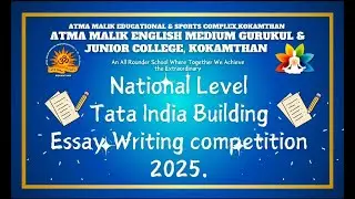 Young Minds, Bright Ideas | India Building National Essay Contest by Tata Group