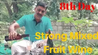 Strong Mixed Fruit Wine|Home Made Wine Recipe|Wine Making Malayalam|Jackfruit Kitchen