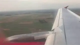 Brussels Airlines Flight SN3704: BCN to BRU via Airbus A320-200 (SNREDDEVILS) - Landing part.