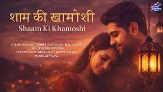 Shaam Ki Khamoshi | Heart Touching Hindi Romantic Song | Soft Melody | Galaxy Music