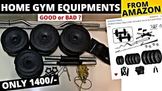 HOME GYM EQUIPMENTS from AMAZON🇮🇳  | Good or Bad ?? 1400/- ONLY 😨