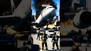 🚨Airplane Crashes on Highway 🛣🔥✈️#AutoMobile#PlaneCrash #HighwayDisaster#ViralVideo#Shots