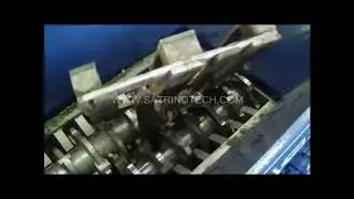 Wooden pallets shredding by 2 shaft crusher K 13/30/T | SatrindTech Srl