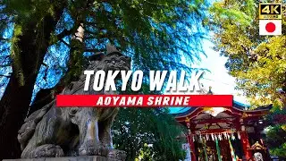 Japan travel / Shibuya Walk to Aoyama Kumano Shrine via Sendagaya Tunnel , Tokyo / 4K UHD