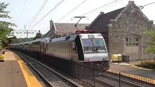 NJ Transit Trains with Friendly Engineers on the Morris & Essex Line