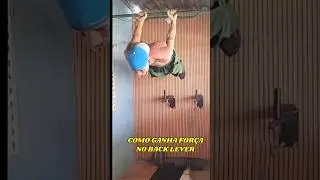 TREINO DE FORTALECIMENTO BACK LEVER BARRA FIXA.