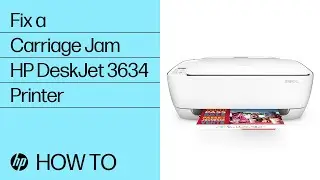 Fixing a Carriage Jam | HP DeskJet 3634 Printer | HP