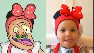 Diana and Roma are Preparing a Surprise for Dad's Birthday | Funny Drawing Cartoon Meme