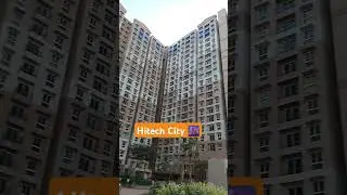 Hitech City 🌆 Bengaluru #bangalore #bengaluru #city #citylife #apartment #building #youtubeshorts