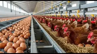 How chicken farms make millions of eggs | Inside Modern Chickens farm