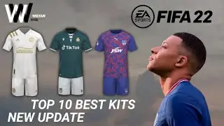TOP 10 BEST KITS FIFA 22 MOBILE NEW UPDATE SEASON 2021/2022