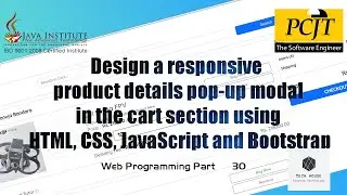 Design a responsive product details pop-up modal in the cart section