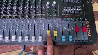 studiomater 1222 mixer . कमाल का इको और आल फंक्शन से भरा हुआ . audio mixer.live sound mixer.