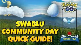 A QUICK SWABLU COMMUNITY DAY GUIDE IN POKEMON GO! #Shorts