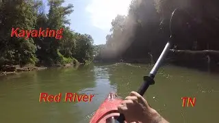 Kayak float down Tennessee's Red River with Run-A-Muck Outfitters