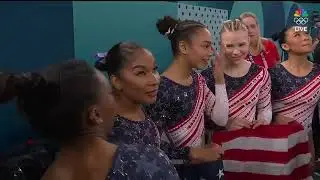 (NBC) Simone Biles FX TF 2024 Olympics