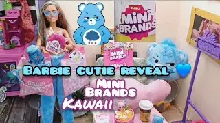 Barbie Cutie Reveal  Care Bears 💙 Mini-Brands Kawaii Capsules unboxing 💖