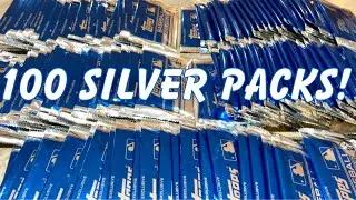 SILVER PACK SUNDAY!  OPENING 100 SILVER PACKS FROM 2022 TOPPS SERIES 2!