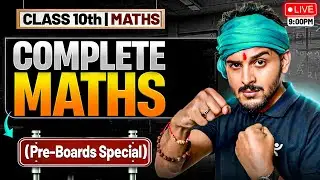 Complete Maths ब्रह्मास्त्र Series #15🔥 | CBSE Board Class 10 2025-26 | Pranav Sir
