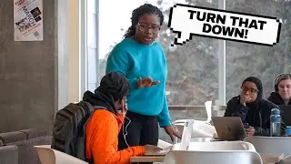 Blasting Inappropriate Songs In The Library!