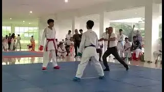 Karate kumite (sparring) advance category red belt 🥋🇵🇭