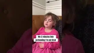Mila CLAIMS she&rsquo;s not tired&hellip;. #funnykids #funny #milaandemma