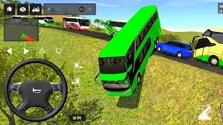 BUS SIMULATOR INDONESIA|| Bus 🚌 Driving👮&zwj;♂️City euro Coach bus Simulator 🔥 Android Gameplay Bus 2026