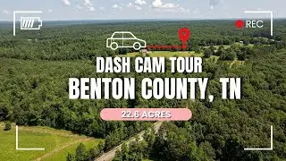 22.6 Acres in Benton County, TN: Unrestricted Land with Pond, Minutes from Holladay - Dashcam