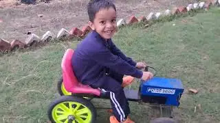 Tractor Video cute baby #baby #tractor #tractorvideo #tractorlover #play #hardik