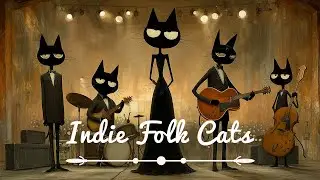 Indie Folk & Acoustic: Mellow Tunes for Productive Study & Relaxation 🐱