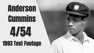 Anderson Cummins 4/54 vs Pakistan | Rare Vintage West Indies Spell (1993)