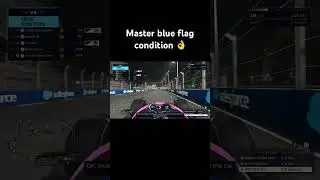 How to master blue flag condition in F1 25 #f125gameplay #f1simracing #f1online