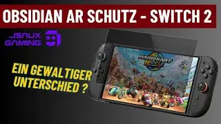 Obsidian AR Screen Protector f&uuml;r die Nintendo Switch 2 - macht es so einen Unterschied?