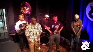 Ronell with the New Wave Brass Band on New Orleans radio station WWOZ!!!  