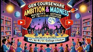 SchoolBus.Rocks Shakespeare -Ambition & Madness: Macbeth's Anthem 4 HS AP IB College Literature -ATG